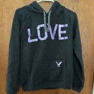American Eagle sweatpants and hoodie set